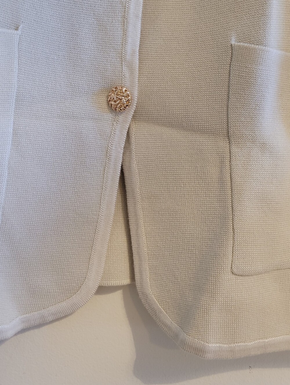 Grace Karin Cream Round-Neck Button Front Cardigan/ BNWT - Picture 8 of 8